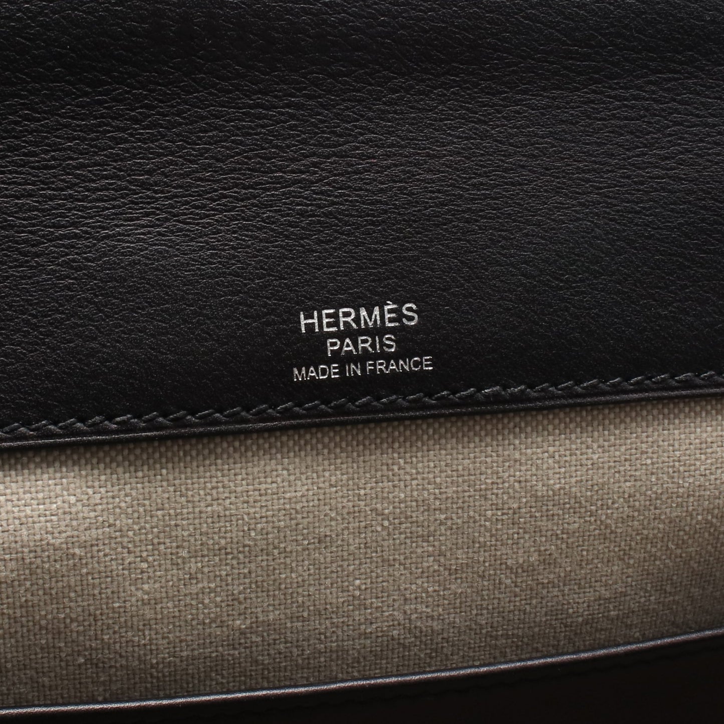 フラッシュ バックパック リュックサック エバーグレイン ブラック シルバー金具 C刻印 エルメス バッグ HERMES