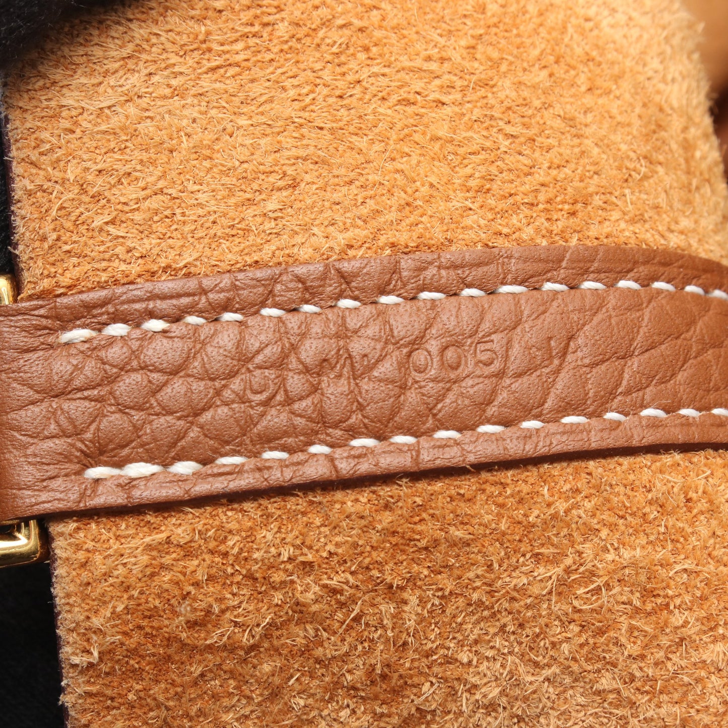 ピコタンロックPM ゴールド ハンドバッグ トリヨンクレマンス ブラウン ゴールド金具 U刻印 エルメス バッグ HERMES