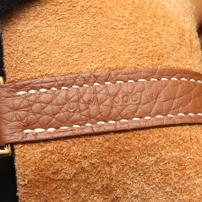 ピコタンロックPM ゴールド ハンドバッグ トリヨンクレマンス ブラウン ゴールド金具 U刻印 エルメス バッグ HERMES