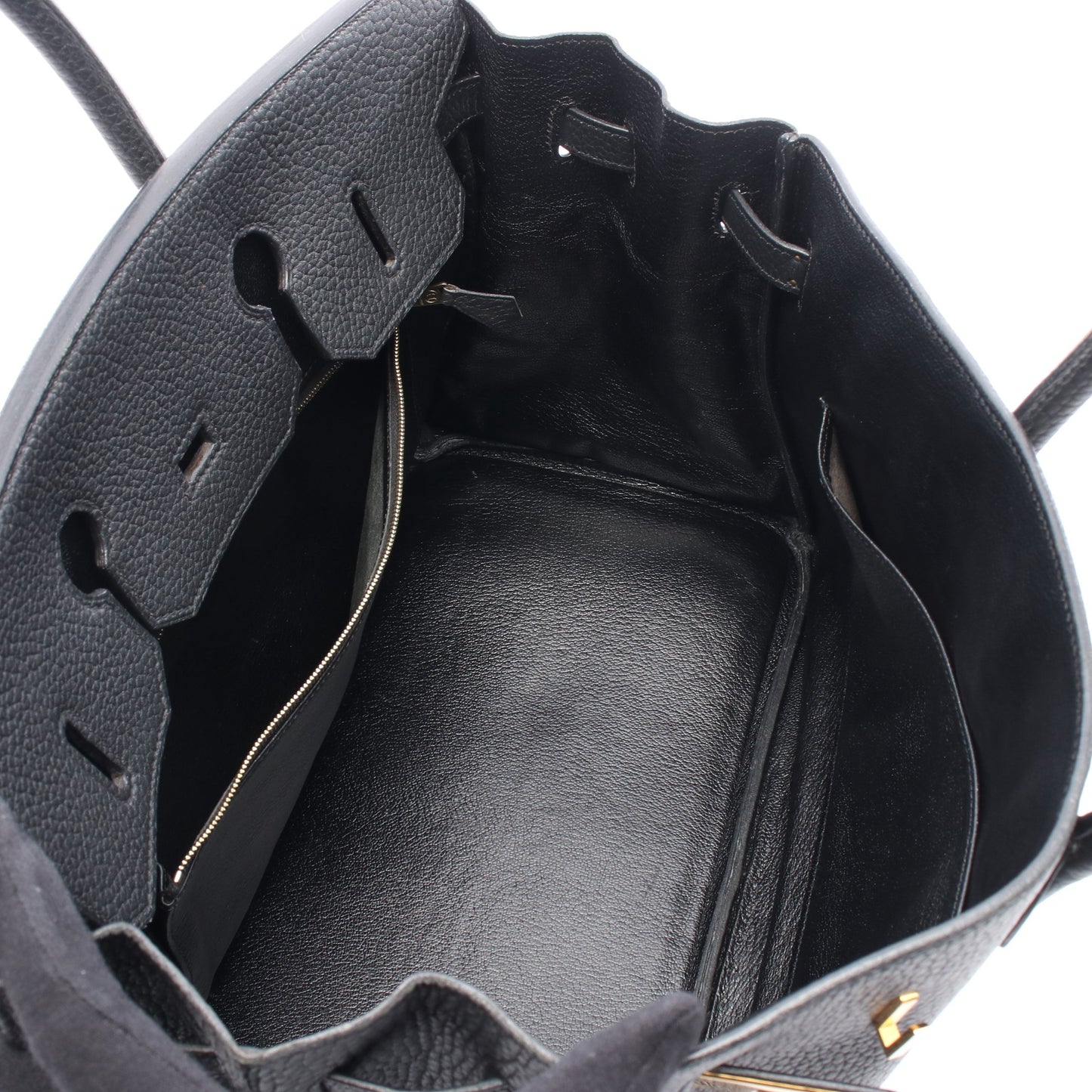 バーキン35 ハンドバッグ アルデンヌ ブラック ゴールド金具 □A刻印 エルメス バッグ HERMES