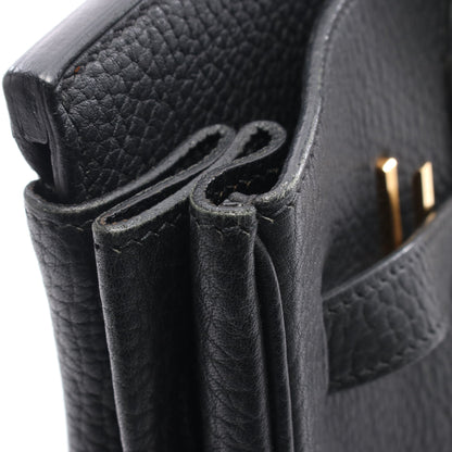 バーキン35 ハンドバッグ アルデンヌ ブラック ゴールド金具 □A刻印 エルメス バッグ HERMES