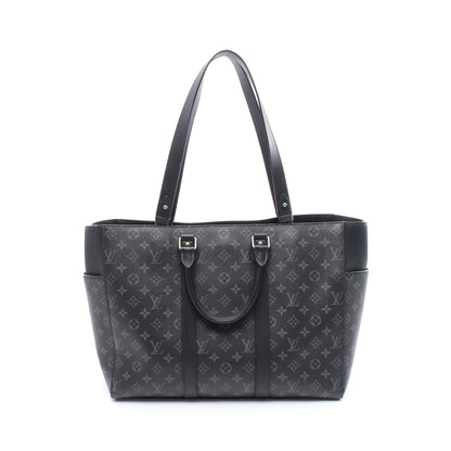 サックプラ 24H モノグラムエクリプス ショルダーバッグ トートバッグ PVC レザー ブラック ルイヴィトン バッグ LOUIS VUITTON