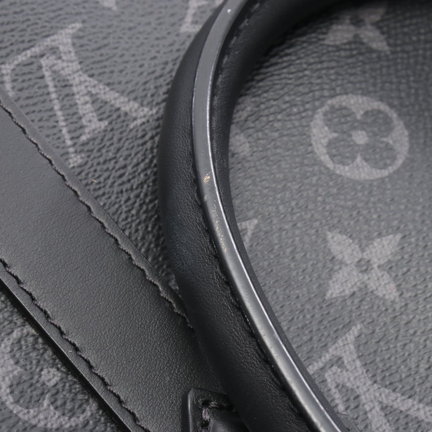 サックプラ 24H モノグラムエクリプス ショルダーバッグ トートバッグ PVC レザー ブラック ルイヴィトン バッグ LOUIS VUITTON