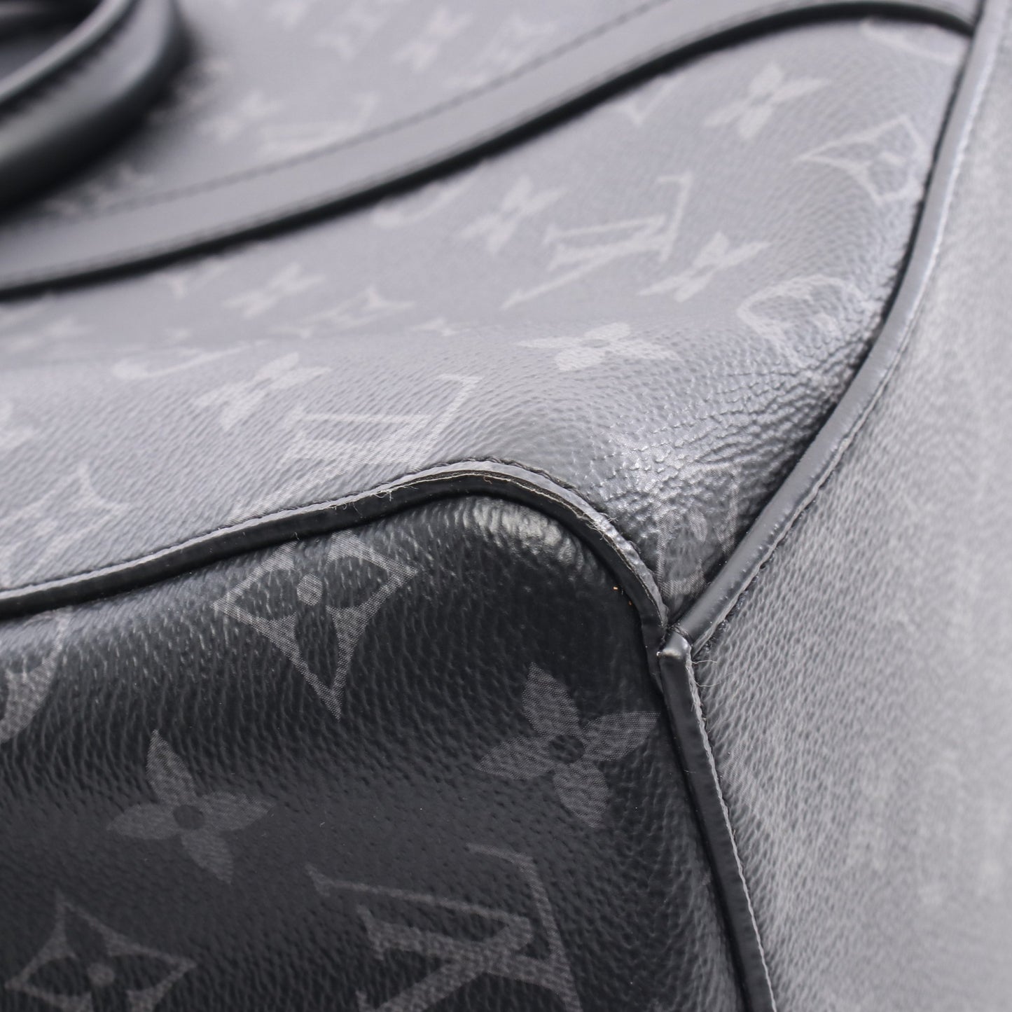 サックプラ 24H モノグラムエクリプス ショルダーバッグ トートバッグ PVC レザー ブラック ルイヴィトン バッグ LOUIS VUITTON