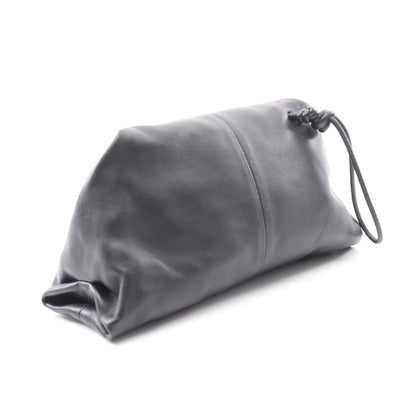 トライアングルフラップ クラッチバッグ レザー ブラック ボッテガヴェネタ バッグ BOTTEGA VENETA