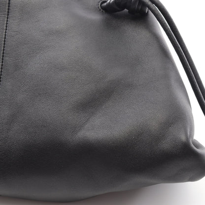 トライアングルフラップ クラッチバッグ レザー ブラック ボッテガヴェネタ バッグ BOTTEGA VENETA