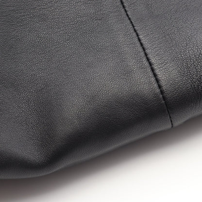 トライアングルフラップ クラッチバッグ レザー ブラック ボッテガヴェネタ バッグ BOTTEGA VENETA