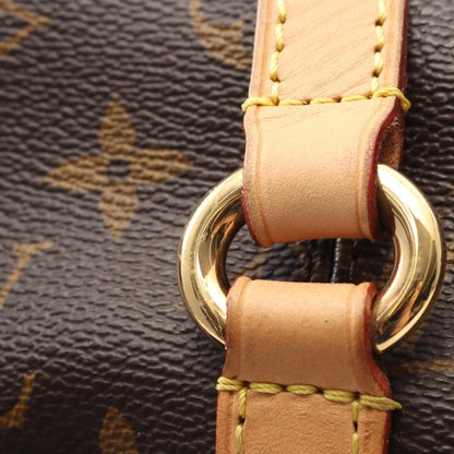 トータリーMM モノグラム ショルダーバッグ トートバッグ PVC レザー ブラウン ルイヴィトン バッグ LOUIS VUITTON