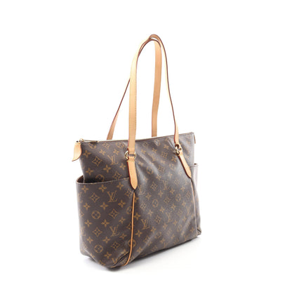 トータリーMM モノグラム ショルダーバッグ トートバッグ PVC レザー ブラウン ルイヴィトン バッグ LOUIS VUITTON