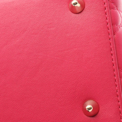 LADY DIOR レディディオール ハンドバッグ レザー ピンクパープル 2WAY edition limitee クリスチャンディオール バッグ Christian Dior