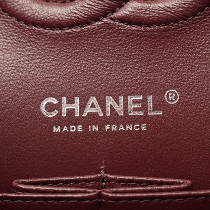 マトラッセ Wフラップ Wチェーンショルダーバッグ キャビアスキン ブラック シルバー金具 シャネル バッグ CHANEL