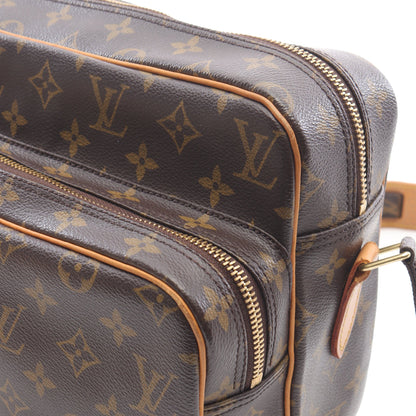 ナイル モノグラム ショルダーバッグ PVC レザー ブラウン ルイヴィトン バッグ LOUIS VUITTON