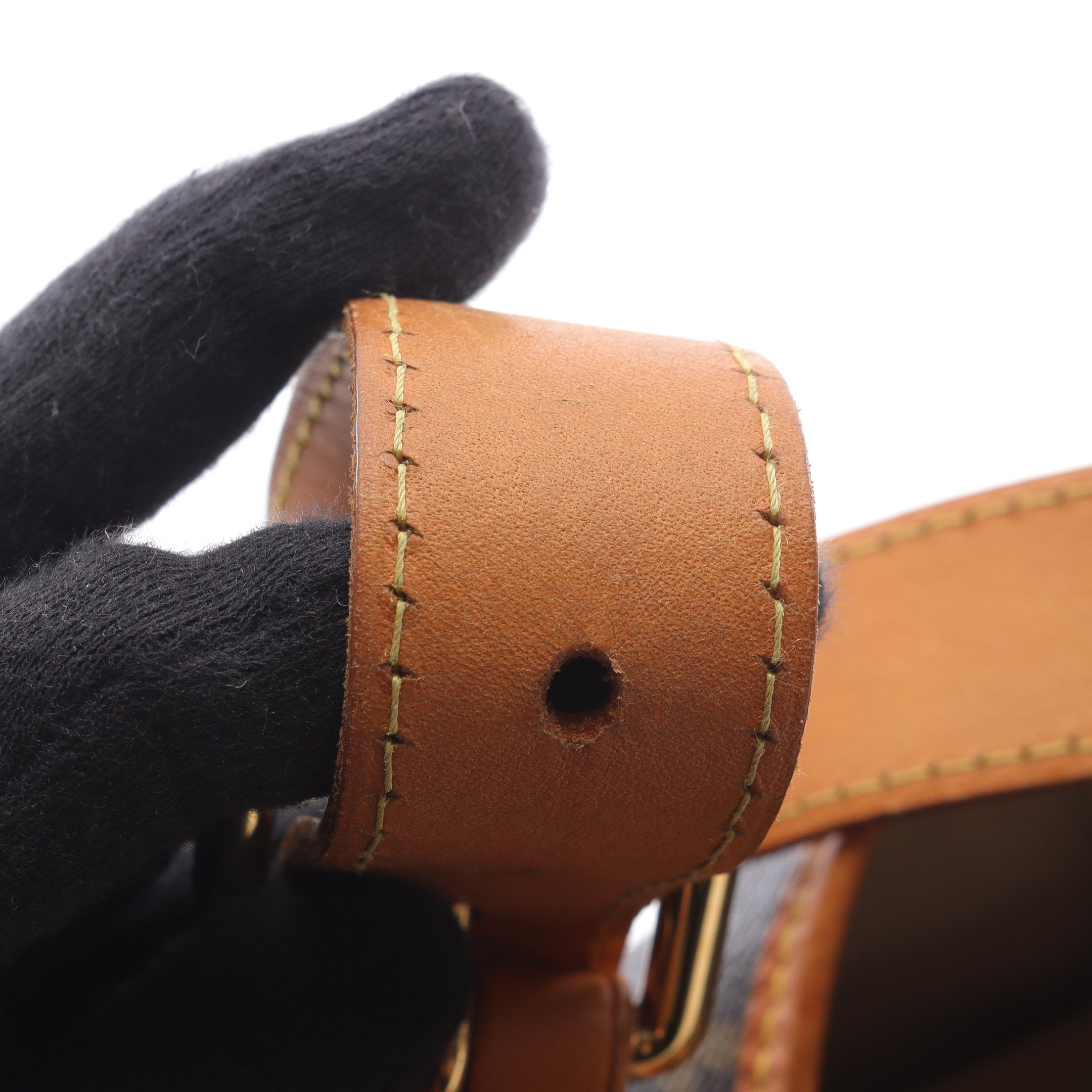 LOUIS VUITTON ルイヴィトン モノグラム ガリエラPM ハンドバッグ トートバッグ ワンショルダーバッグ ブラウン レザー×PVC M56382 ゴールド金具 LOUIS VUITTON ルイヴィトン モノグラム ガリエラPM M56382 ショルダー