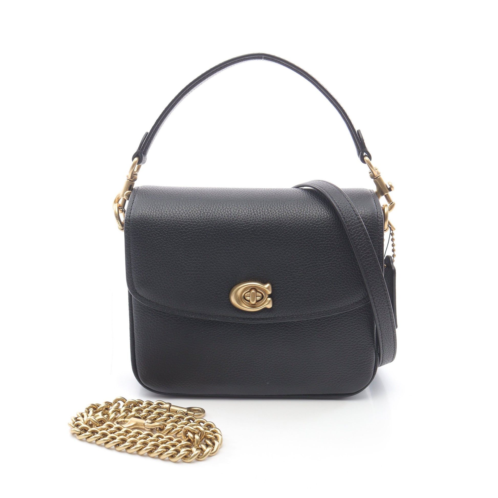 Cassie crossbody ハンドバッグ レザー ブラック 2WAY コーチ – RECLO