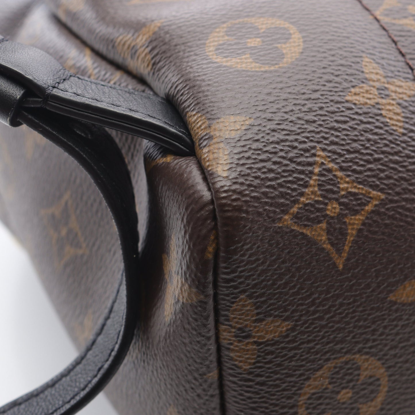 パームスプリングス バックパックPM モノグラム リュックサック PVC レザー ブラウン ブラック ルイヴィトン バッグ LOUIS VUITTON