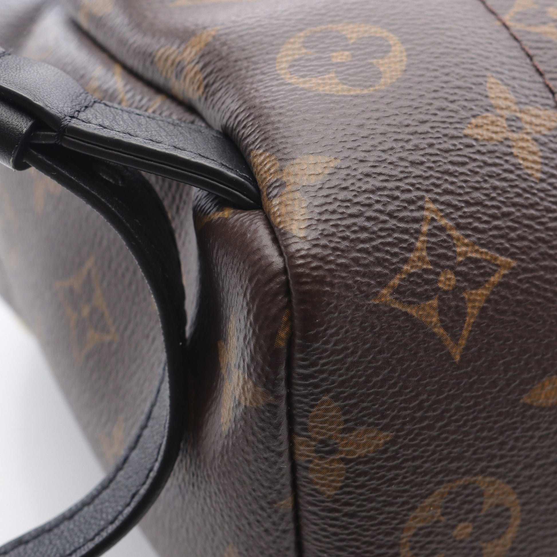 パームスプリングス バックパックPM モノグラム リュックサック PVC レザー ブラウン ブラック ルイヴィトン バッグ LOUIS VUITTON