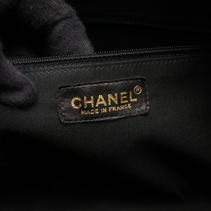 マトラッセ チェーンショルダーバッグ キャビアスキン ブラック ゴールド金具 シャネル バッグ CHANEL
