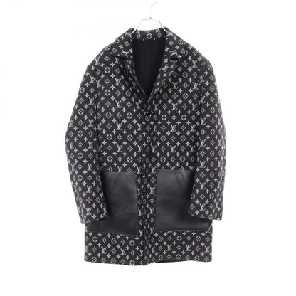 モノグラム チェスターコート ウール ブラック リバーシブル ルイヴィトン アウター LOUIS VUITTON