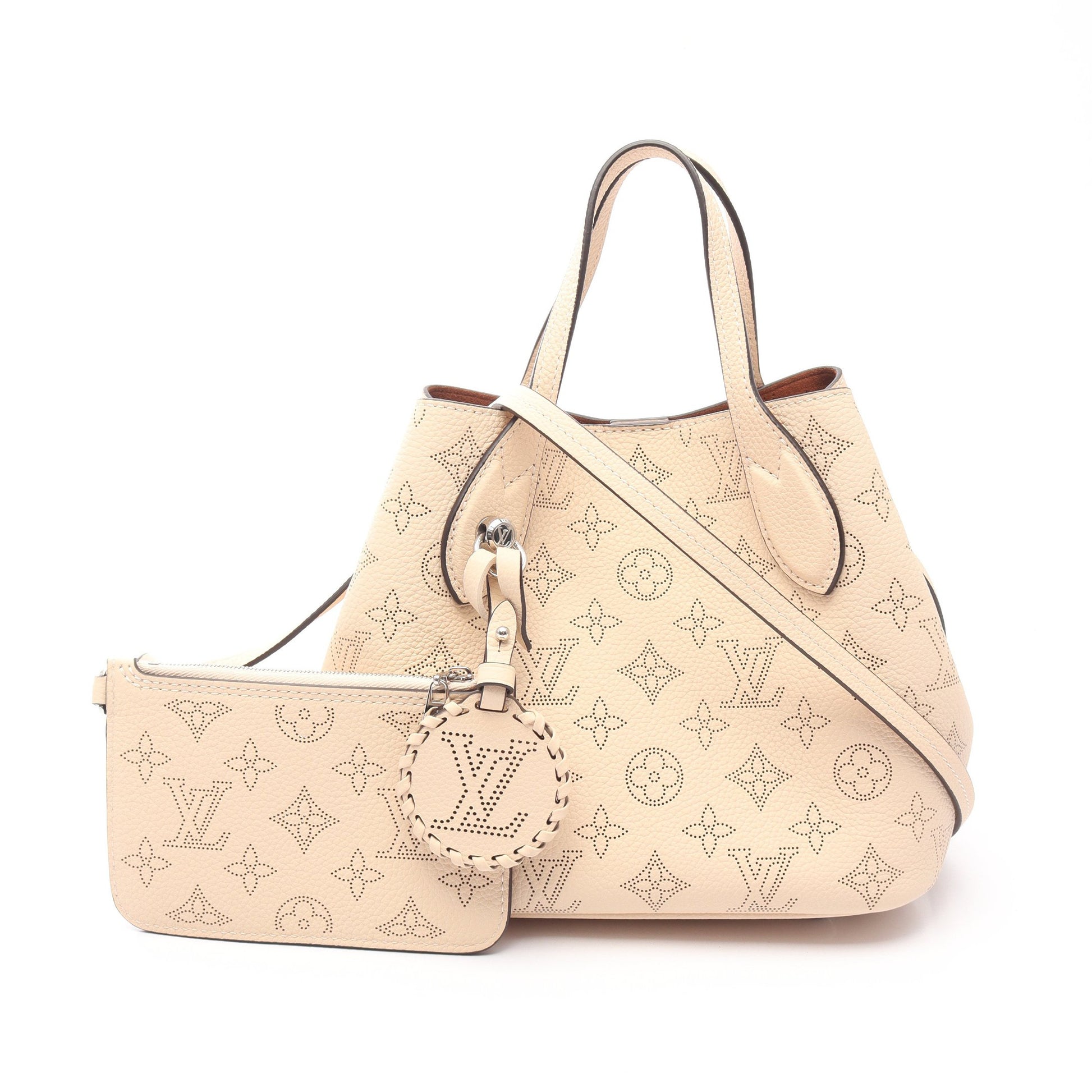 ブロッサムPM マヒナ ハンドバッグ レザー ベージュ 2WAY ルイヴィトン  