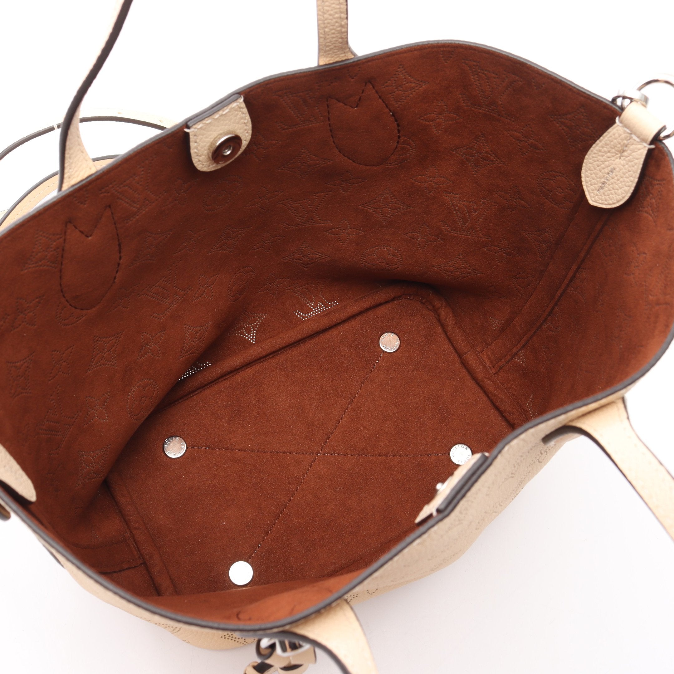 ブロッサムPM マヒナ ハンドバッグ レザー ベージュ 2WAY ルイ