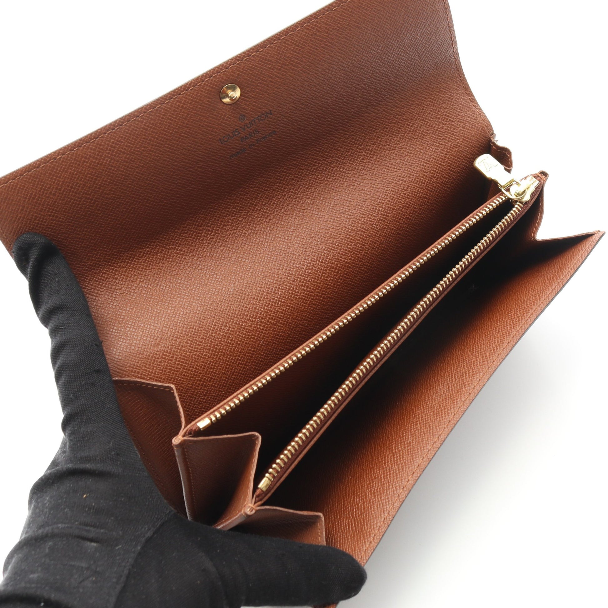 ポシェット ポルトモネ クレディ モノグラム 二つ折り長財布 PVC  