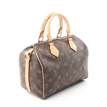 スピーディ バンドリエール25 モノグラム ハンドバッグ PVC レザー ブラウン 2WAY ルイヴィトン バッグ LOUIS VUITTON