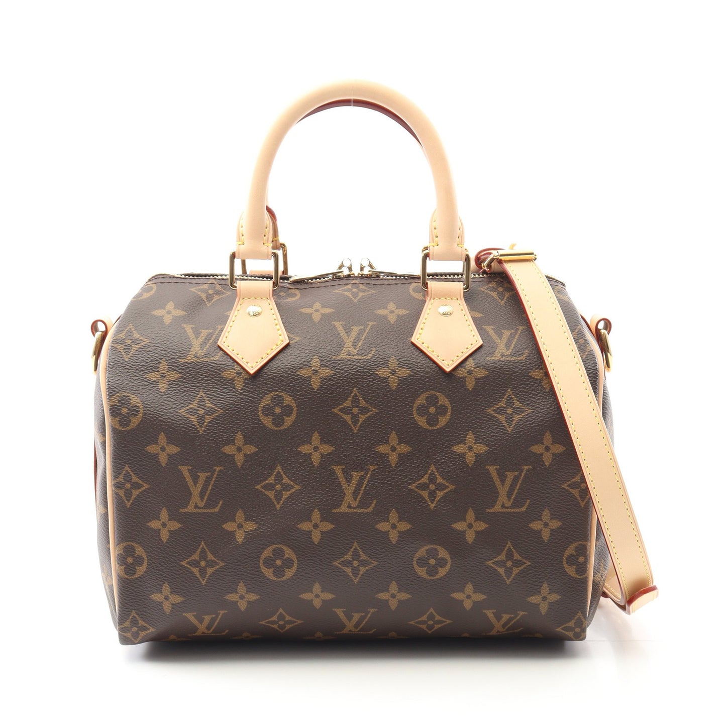 スピーディ バンドリエール25 モノグラム ハンドバッグ PVC レザー ブラウン 2WAY ルイヴィトン バッグ LOUIS VUITTON