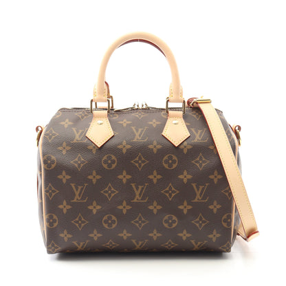 スピーディ バンドリエール25 モノグラム ハンドバッグ PVC レザー ブラウン 2WAY ルイヴィトン バッグ LOUIS VUITTON