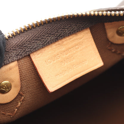 ナノスピーディ モノグラム ショルダーバッグ PVC レザー ブラウン 2WAY ルイヴィトン バッグ LOUIS VUITTON