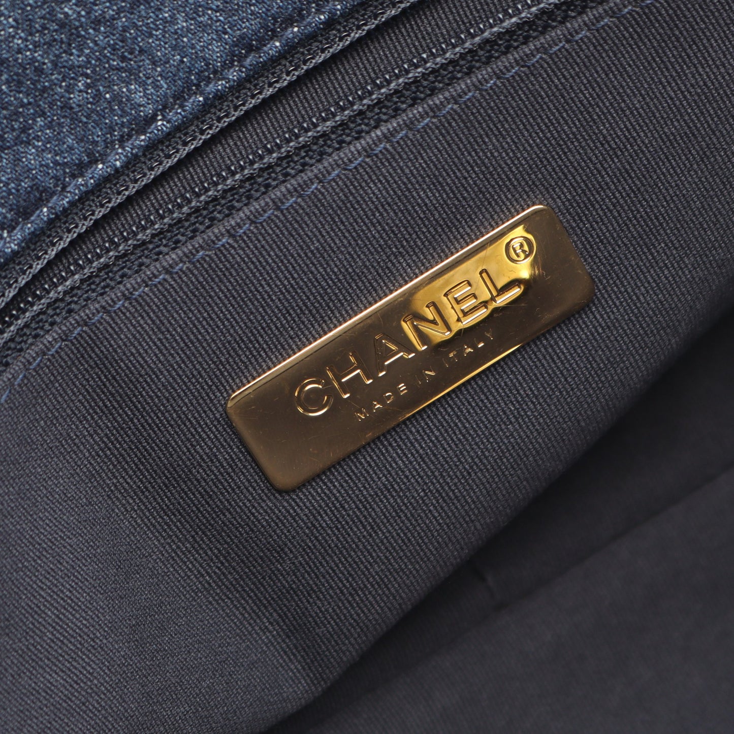 19 ディズヌフ マトラッセ チェーンショルダーバッグ デニム インディゴブルー コンビ金具 2WAY シャネル バッグ CHANEL