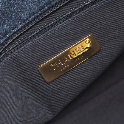 19 ディズヌフ マトラッセ チェーンショルダーバッグ デニム インディゴブルー コンビ金具 2WAY シャネル バッグ CHANEL
