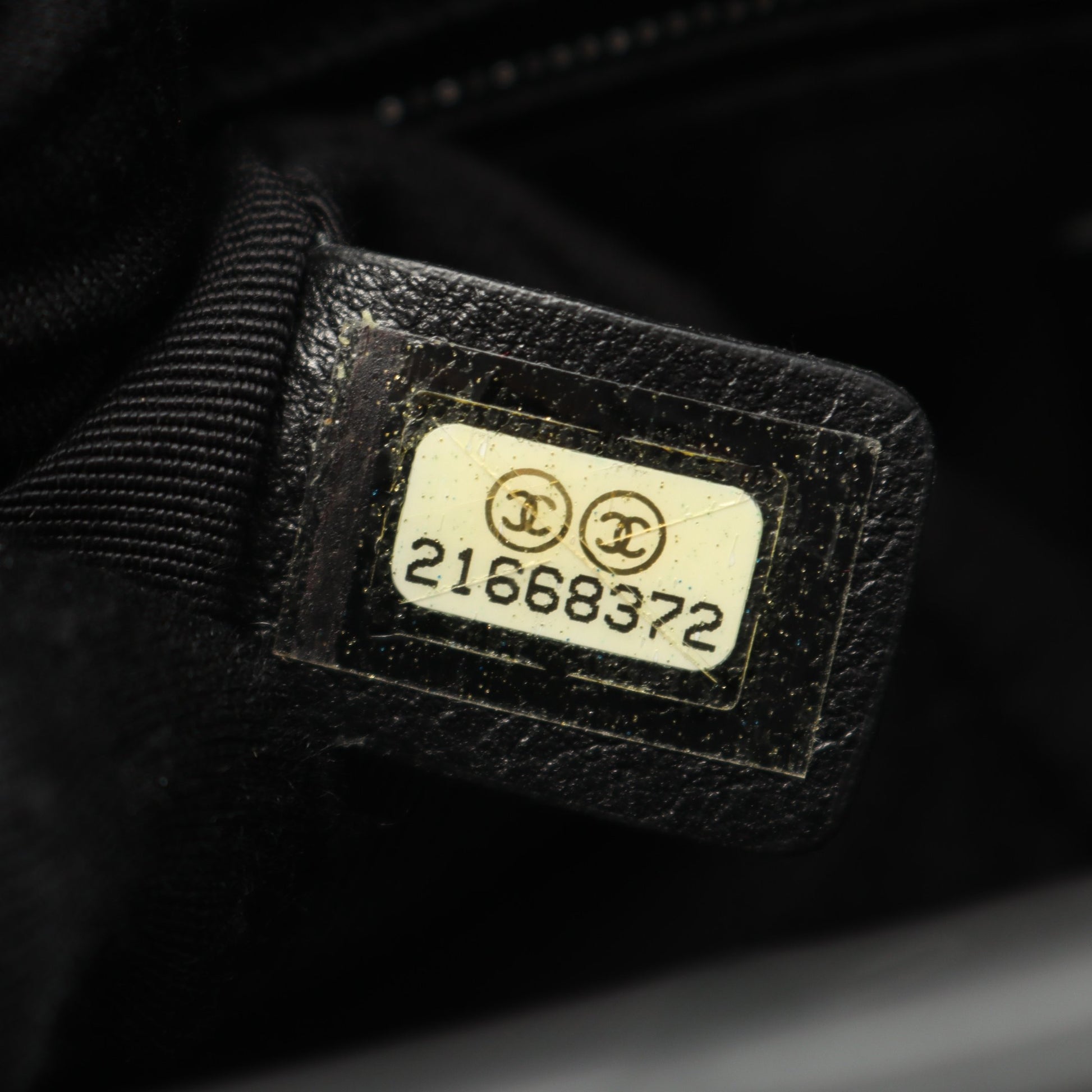 マトラッセ チェーンショルダーバッグ ラムスキン ブラック アンティークシルバー金具 シャネル バッグ CHANEL