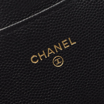 マトラッセ チェーンウォレット キャビアスキン ブラック ゴールド金具 シャネル バッグ CHANEL