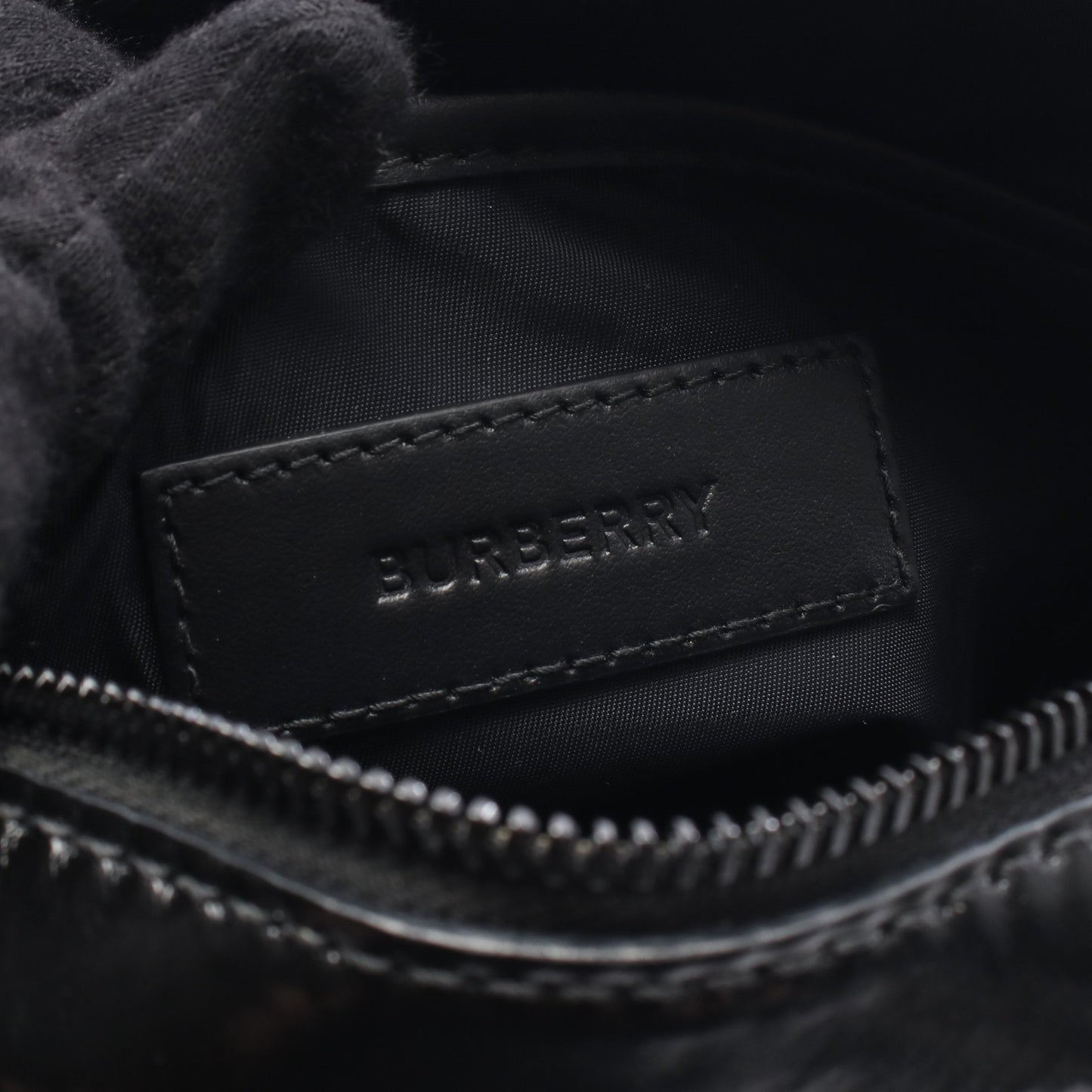 THORNTON ノバチェック ショルダーバッグ コーティングキャンバス ブラック マルチカラー バーバリー バッグ BURBERRY