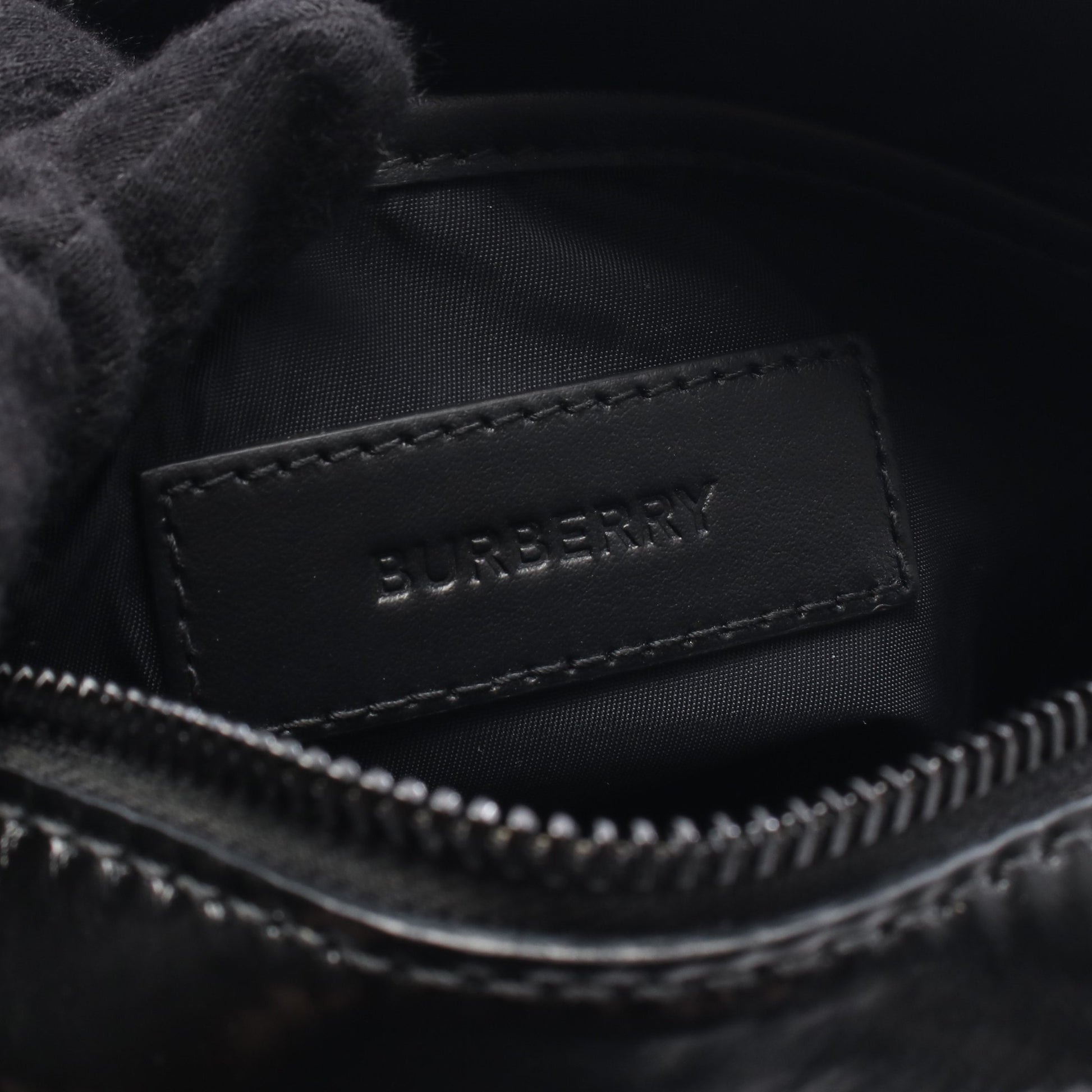 THORNTON ノバチェック ショルダーバッグ コーティングキャンバス ブラック マルチカラー バーバリー バッグ BURBERRY