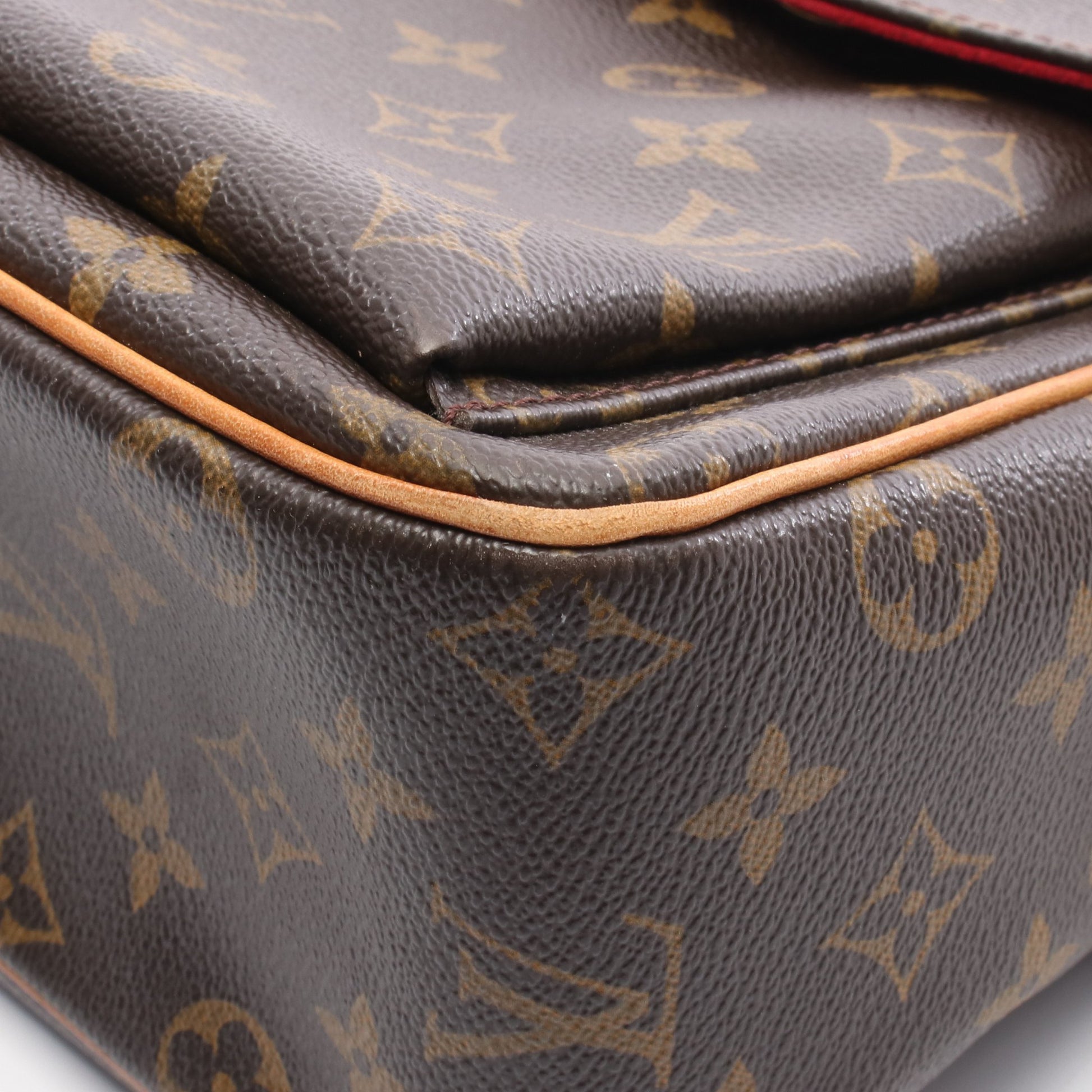 ヴィバシテGM モノグラム ショルダーバッグ PVC レザー ブラウン ルイヴィトン バッグ LOUIS VUITTON