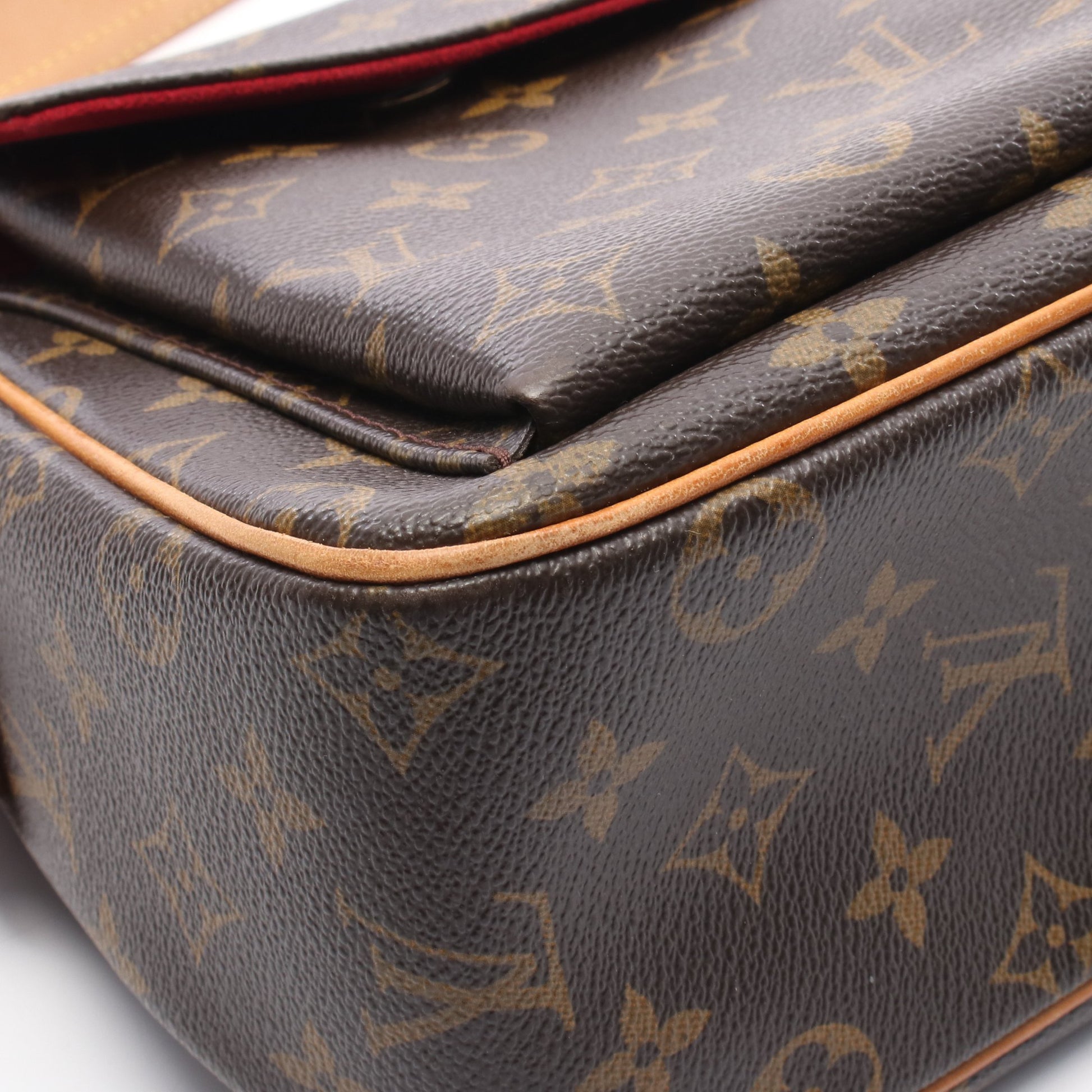 ヴィバシテGM モノグラム ショルダーバッグ PVC レザー ブラウン ルイヴィトン バッグ LOUIS VUITTON