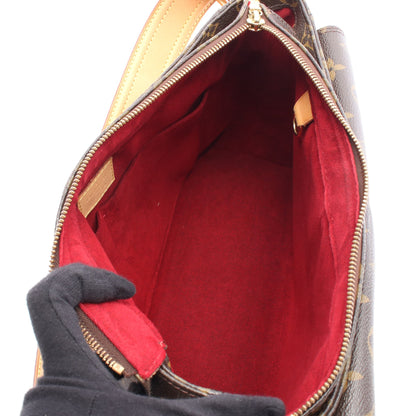 ヴィバシテGM モノグラム ショルダーバッグ PVC レザー ブラウン ルイヴィトン バッグ LOUIS VUITTON
