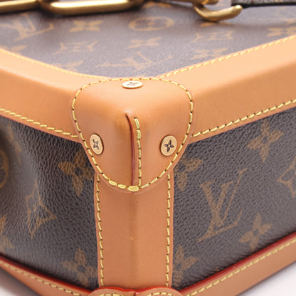 ソフトトランク チェーンショルダーバッグ PVC レザー ブラウン ルイヴィトン バッグ LOUIS VUITTON