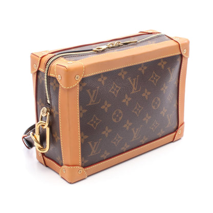 ソフトトランク チェーンショルダーバッグ PVC レザー ブラウン ルイヴィトン バッグ LOUIS VUITTON