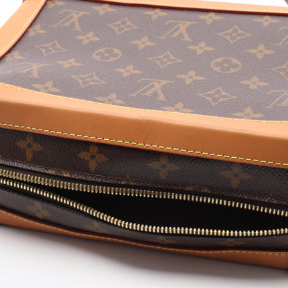 ソフトトランク チェーンショルダーバッグ PVC レザー ブラウン ルイヴィトン バッグ LOUIS VUITTON