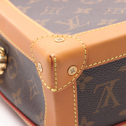 ソフトトランク チェーンショルダーバッグ PVC レザー ブラウン ルイヴィトン バッグ LOUIS VUITTON