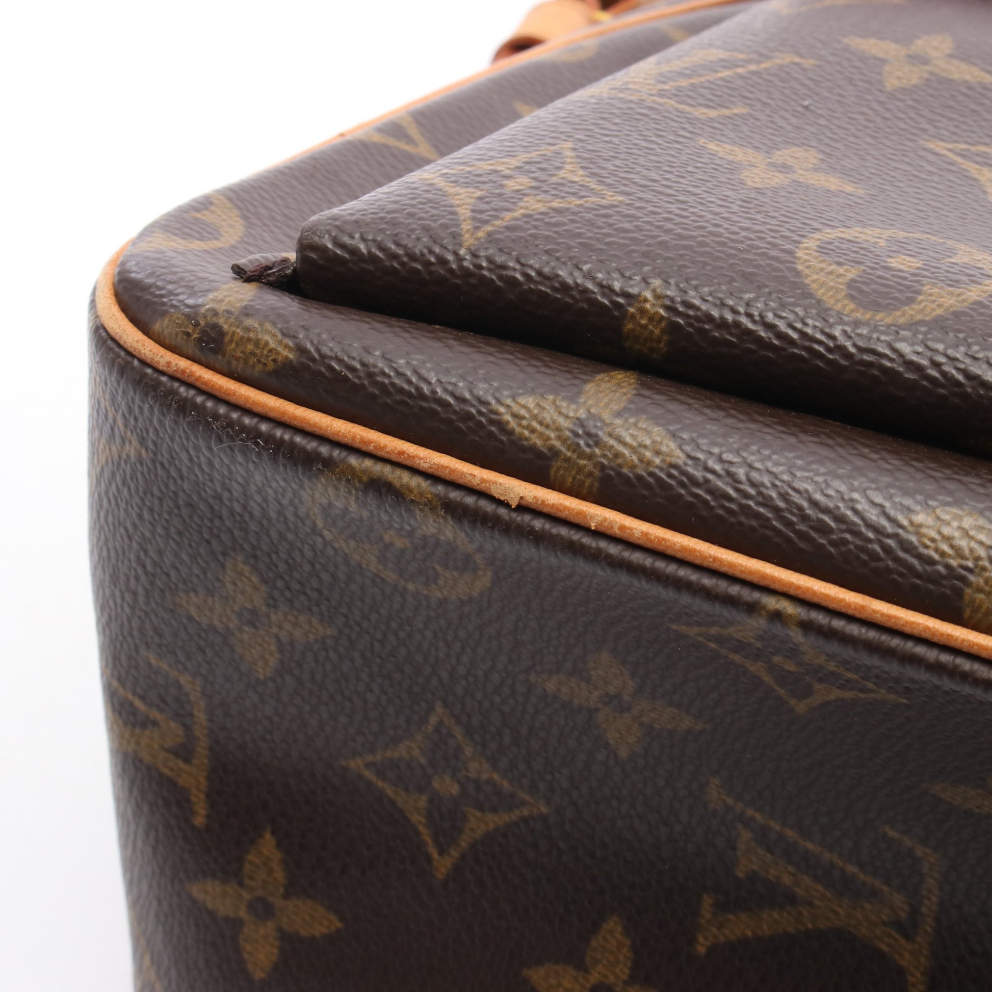 ヴィバシテGM モノグラム ショルダーバッグ PVC レザー ブラウン ルイヴィトン バッグ LOUIS VUITTON