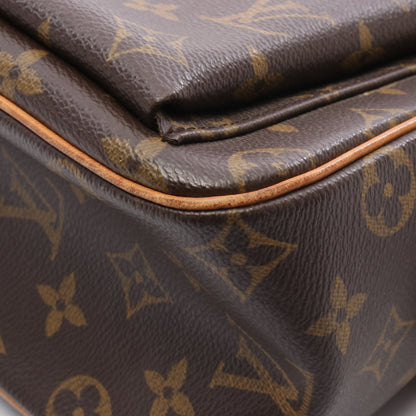 ヴィバシテGM モノグラム ショルダーバッグ PVC レザー ブラウン ルイヴィトン バッグ LOUIS VUITTON