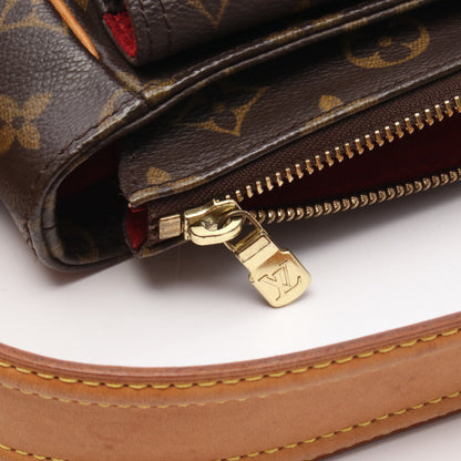 ヴィバシテGM モノグラム ショルダーバッグ PVC レザー ブラウン ルイヴィトン バッグ LOUIS VUITTON