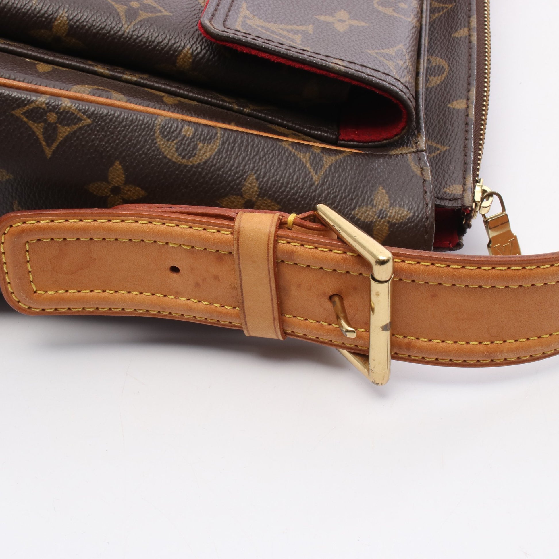 ヴィバシテGM モノグラム ショルダーバッグ PVC レザー ブラウン ルイヴィトン バッグ LOUIS VUITTON
