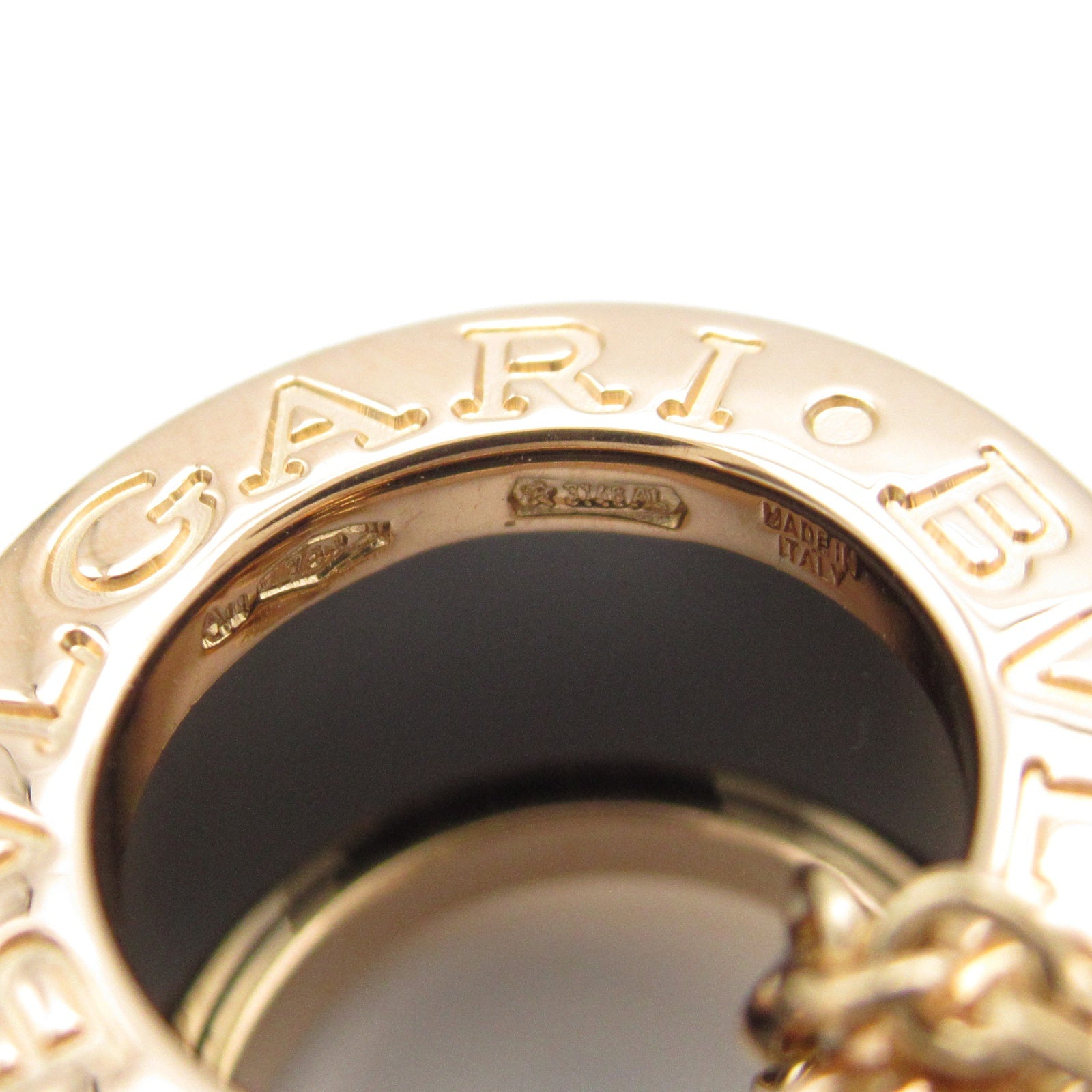 B-zero1 ネックレス セラミック ネックレス K18PG（ピンクゴールド） セラミック ブラック ブルガリ アクセサリー BVLGARI