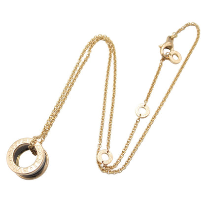 B-zero1 ネックレス セラミック ネックレス K18PG（ピンクゴールド） セラミック ブラック ブルガリ アクセサリー BVLGARI