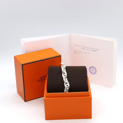 シェーヌダンクルMM 18コマ ブレスレット シルバー925 シルバー エルメス アクセサリー HERMES