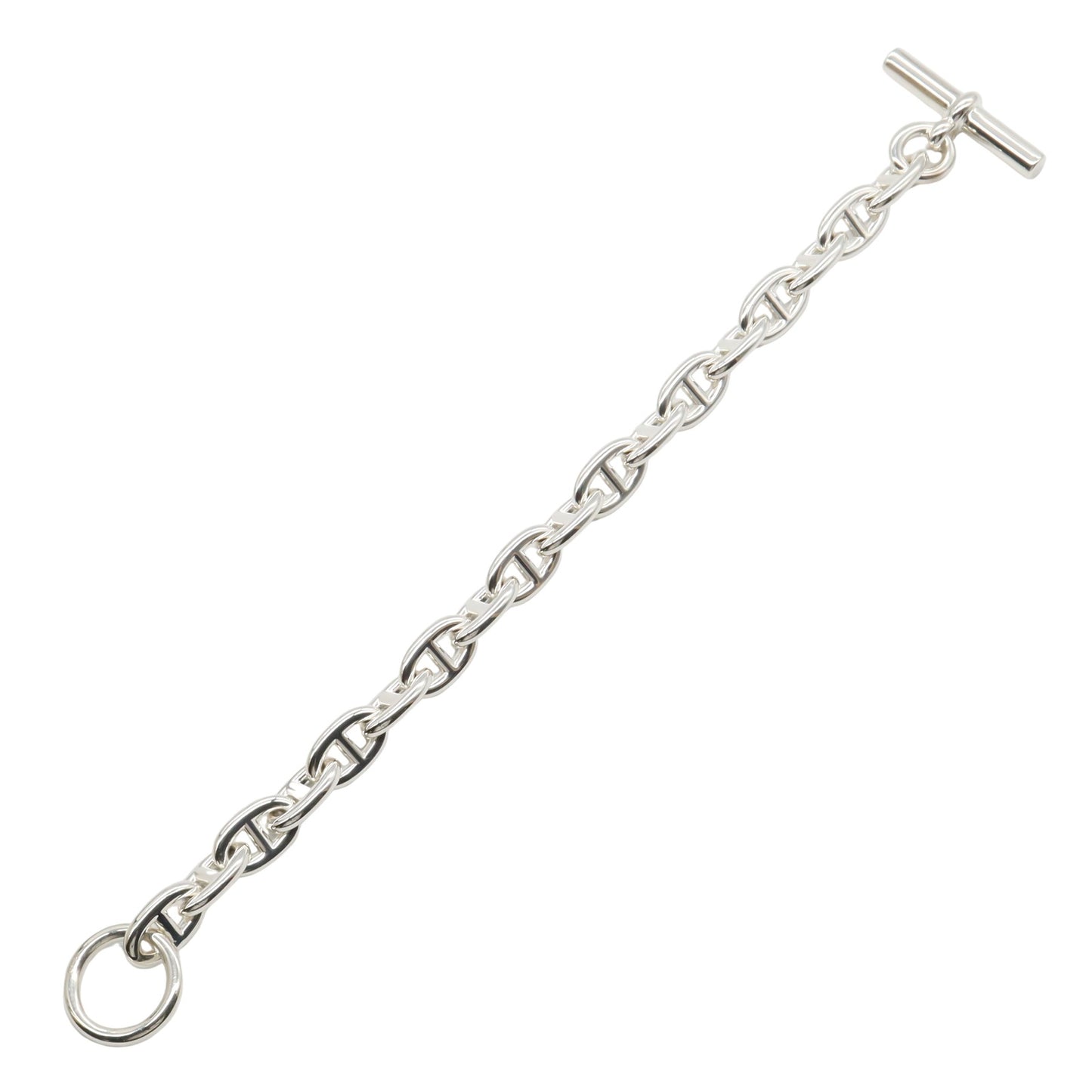 シェーヌダンクルMM 18コマ ブレスレット シルバー925 シルバー エルメス アクセサリー HERMES